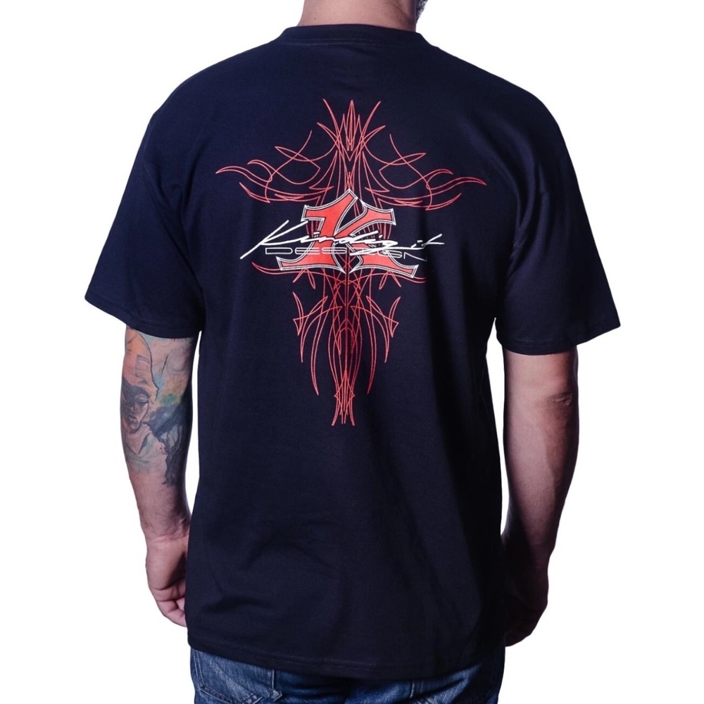 Zorrel Kindig-It Design Mens XL Black Graphic T-Shirt Car Automotive Z100